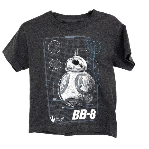 Star Wars Other - Star Wars Gray & White Classic Graphic Tee | Boys Size 10